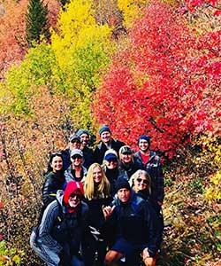 group hike