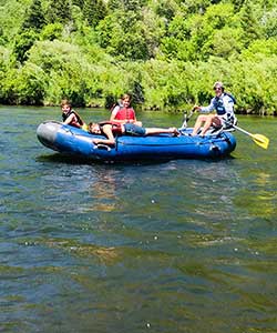 family rafting