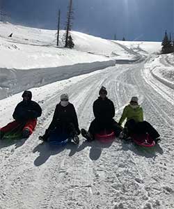 sledding in Park City