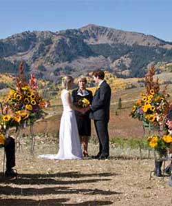 wedding on Guardsman's pass